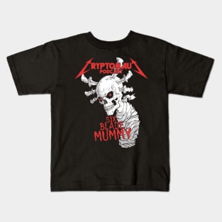 Six Blade Mummy - The Cryptonaut Podcast Kids T-Shirt